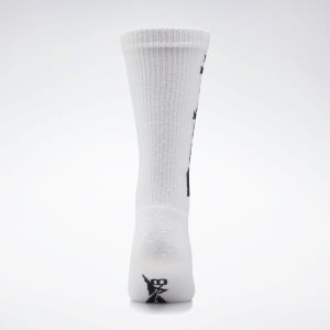 Reebok VB Basketball Socken Damen - Weiß - DE 709-QEI